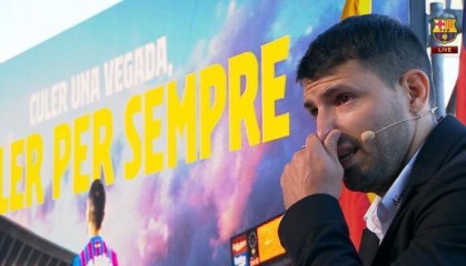 九游体育-阿圭罗流泪宣布退役：我太想继续 但现实不再允许